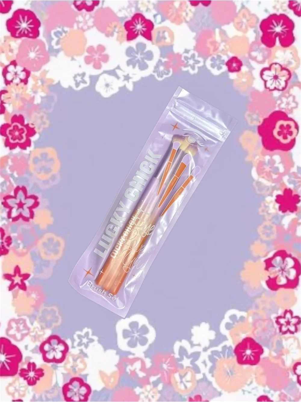 Lucky Chick Inc. Eye Love You Eyeshadow Brush Set